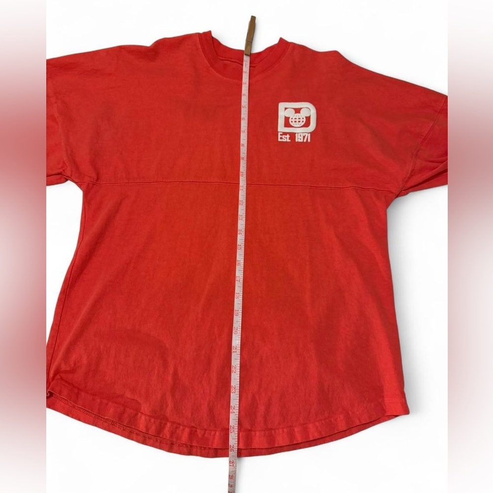 🐭Walt Disney World Spirit Jersey - Est. 1971 | Coral Red XS 🎢 - Picture 8 of 9
